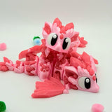 Grand Munchkin Dragons | 3D Printed | Articulated Collectible for Desk Decoration Nature Ornaments Dragon Fruit Unicorn Tail Decorative Figurines