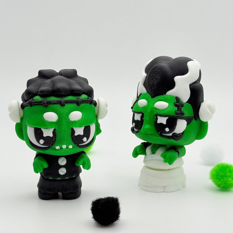 Star-Eyed Companions | 3D Printed | Articulated Collectible for Desk Decoration Nature Ornament Landscape