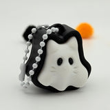 Spooky Halloween Clickers | Fidget Clickers | Desk Fidget and Keychains Cryptid Book Cat Dragon