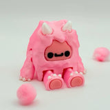 Baby X Bigfoot Yeti | 3D Printed Articulated Collectible for Desk Decoration Ornaments Articulating Nature Raspberry Lemon