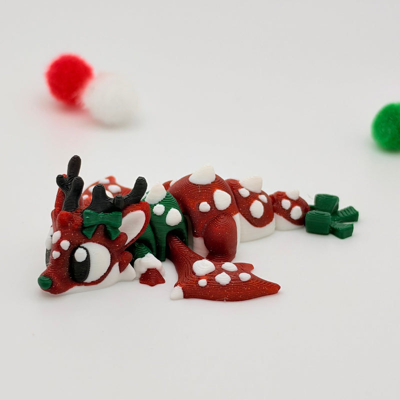 Mini Munchkin Dragons | 3D Printed | Articulated Collectible for Desk Decoration