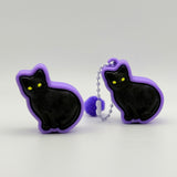 Spooky Halloween Clickers | Fidget Clickers | Desk Fidget and Keychains Cryptid Book Cat Dragon