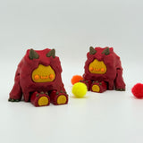 Baby X Bigfoot Yeti | 3D Printed Articulated Collectible for Desk Decoration Ornaments Articulating Nature Raspberry Lemon