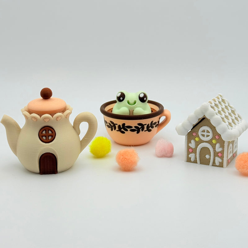 Magical Frogs & Fairytale Cottage Clickers | Fidget Clickers