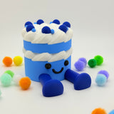 Cutie Cake Phone Holder | 3D Printed | Statue Collectible for Desk Decoration