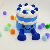 Cutie Cake Phone Holder | 3D Printed | Statue Collectible for Desk Decoration