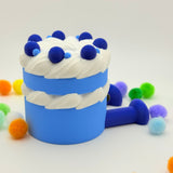 Cutie Cake Phone Holder | 3D Printed | Statue Collectible for Desk Decoration