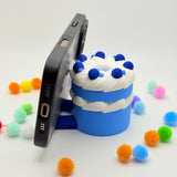 Cutie Cake Phone Holder | 3D Printed | Statue Collectible for Desk Decoration