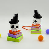 Spooky Halloween Clickers | Fidget Clickers | Desk Fidget and Keychains Cryptid Book Cat Dragon