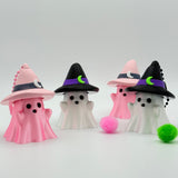Spooky Halloween Clickers | Fidget Clickers | Desk Fidget and Keychains Cryptid Book Cat Dragon