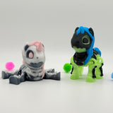 Glow Skelly Pony Club | 3D Printed | Articulated