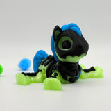 Glow Skelly Pony Club | 3D Printed | Articulated