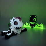 Glow Skelly Pony Club | 3D Printed | Articulated
