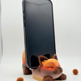 Stretchy Kitty Phone Holder | 3D Printed | Statue Collectible for Desk Decoration