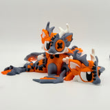 Grand Munchkin Dragons | 3D Printed | Articulated Collectible for Desk Decoration Nature Ornaments Dragon Fruit Unicorn Tail Decorative Figurines