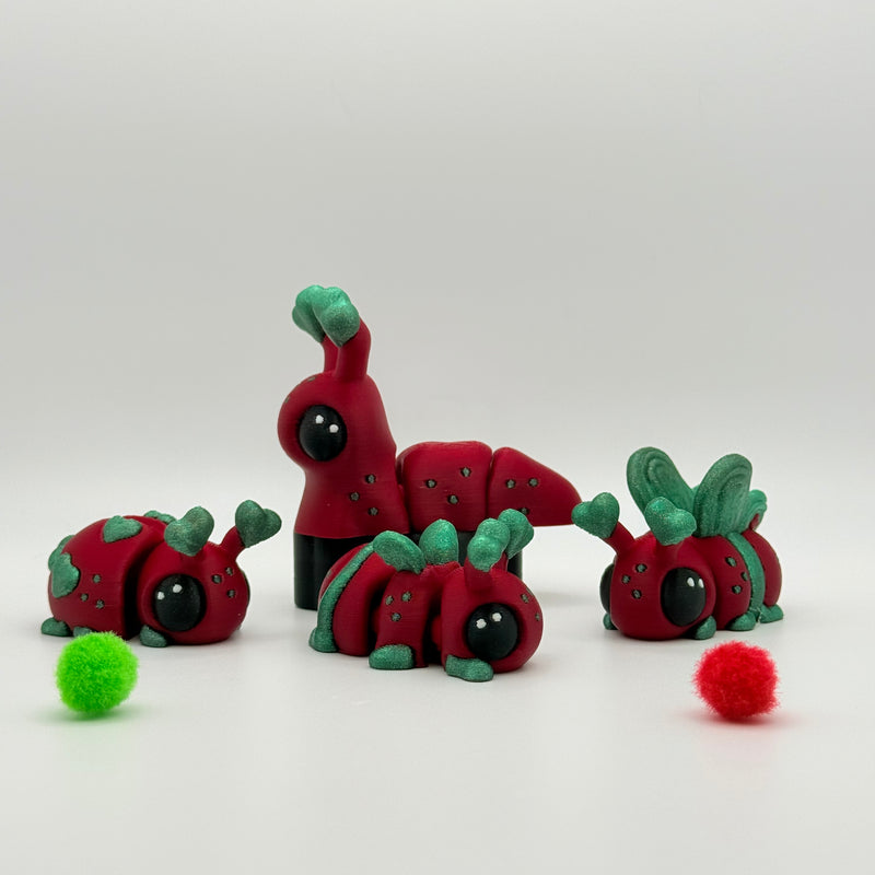 Love Bugs | 3D Printed | Articulated Collectible for Desk Decoration
