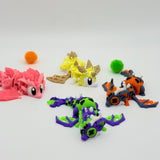 Baby Munchkin Dragons | 3D Printed | Articulated Collectible for Desk Decoration