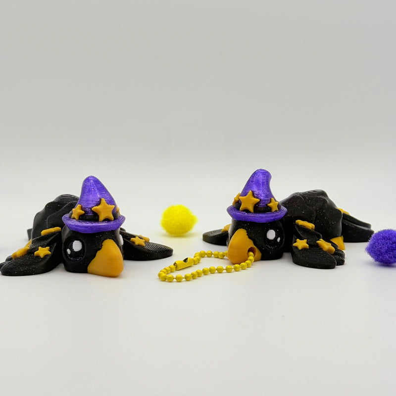 Baby Crows | 3D Printed | Articulated Collectible