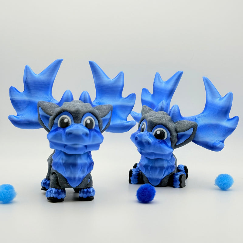 Grand Megaloceros | 3D Printed | Articulated Collectible