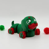 Cute Baby Dachshund | 3D Printed | Articulated Collectible for Desk Decoration Dog