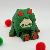 Baby X Bigfoot Yeti | 3D Printed Articulated Collectible for Desk Decoration Ornaments Articulating Nature Raspberry Lemon