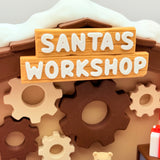 Santa's Workshop Display | 3D Printed | Collectible for Desk Decoration