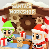 Santa's Workshop Display | 3D Printed | Collectible for Desk Decoration
