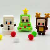 Festive Holiday Bit Clickers | 3D Printed | Fidget Clickers