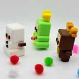 Festive Holiday Bit Clickers | 3D Printed | Fidget Clickers