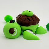 Baby Turtles | 3D Printed | Articulated Collectible for Desk Decoration