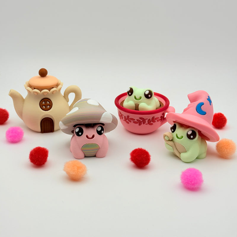 Magical Frogs & Fairytale Cottage Clickers | Fidget Clickers