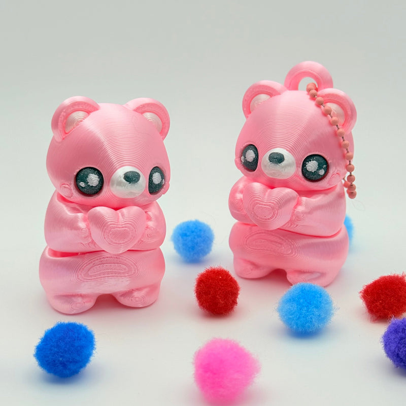 Teddy Bears | 3D Printed Valentine Collectible Keychain