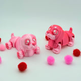 Cute Dachshund | 3D Printed | Articulated Collectible for Desk Decoration Dog