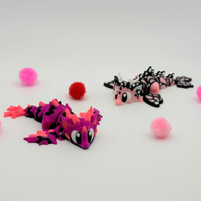 Baby Munchkin Dragons | 3D Printed | Articulated Collectible for Desk Decoration