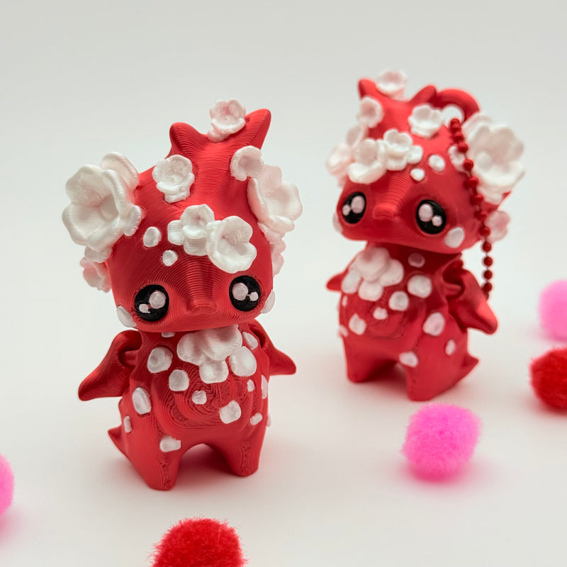 Cherry Blossom Pixie | 3D Printed | Articulated Collectible for Desk Decoration Nature Ornaments