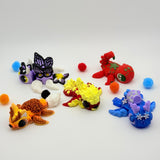 Baby Turtles | 3D Printed | Articulated Collectible for Desk Decoration | Zodiac