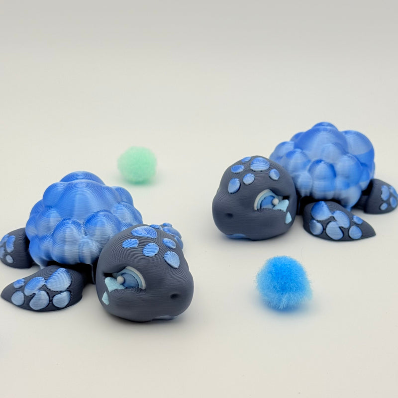 Baby Turtles | 3D Printed | Articulated Collectible for Desk Decoration Zodiac
