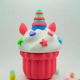 Unicorn Cupcake Container | 3D Printed