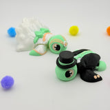 Baby Turtles | 3D Printed | Articulated Collectible for Desk Decoration | Zodiac