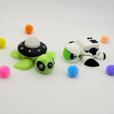 Baby Turtles | 3D Printed | Articulated Collectible for Desk Decoration | Zodiac