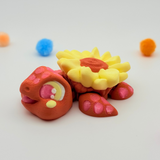 Baby Turtles | 3D Printed | Articulated Collectible for Desk Decoration | Zodiac