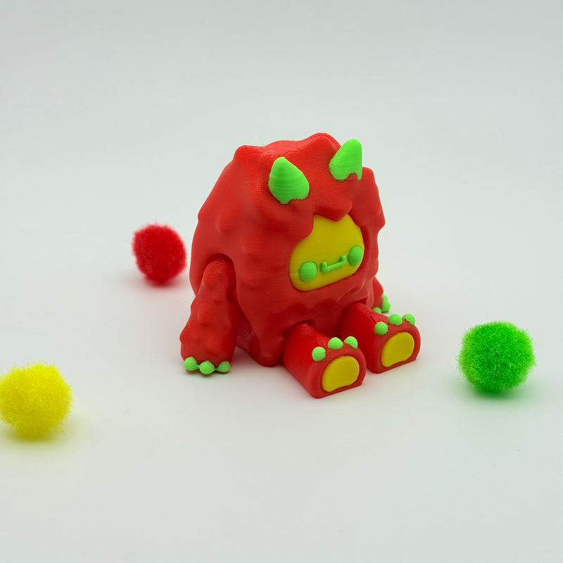 Baby X Bigfoot Yeti | 3D Printed Articulated Collectible for Desk Decoration Ornaments