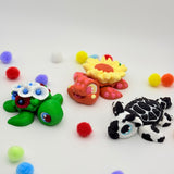 Baby Turtles | 3D Printed | Articulated Collectible for Desk Decoration | Zodiac