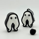 Spooky Halloween Clickers | Fidget Clickers | Desk Fidget and Keychains Cryptid Book Cat Dragon