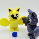 Baby Floof Bats | 3D Printed | Articulated Collectible for Desk Decoration Halloween Spooky