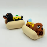 Baby Hotdog Dachshund | 3D Printed | Articulated Collectible for Desk Decoration