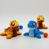 Baby Plushy Nessie | 3D Printed | Articulated Collectible for Desk Monster Decor Nature