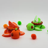 Baby Turtles | 3D Printed | Articulated Collectible for Desk Decoration