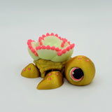 Baby Turtles | 3D Printed | Articulated Collectible for Desk Decoration