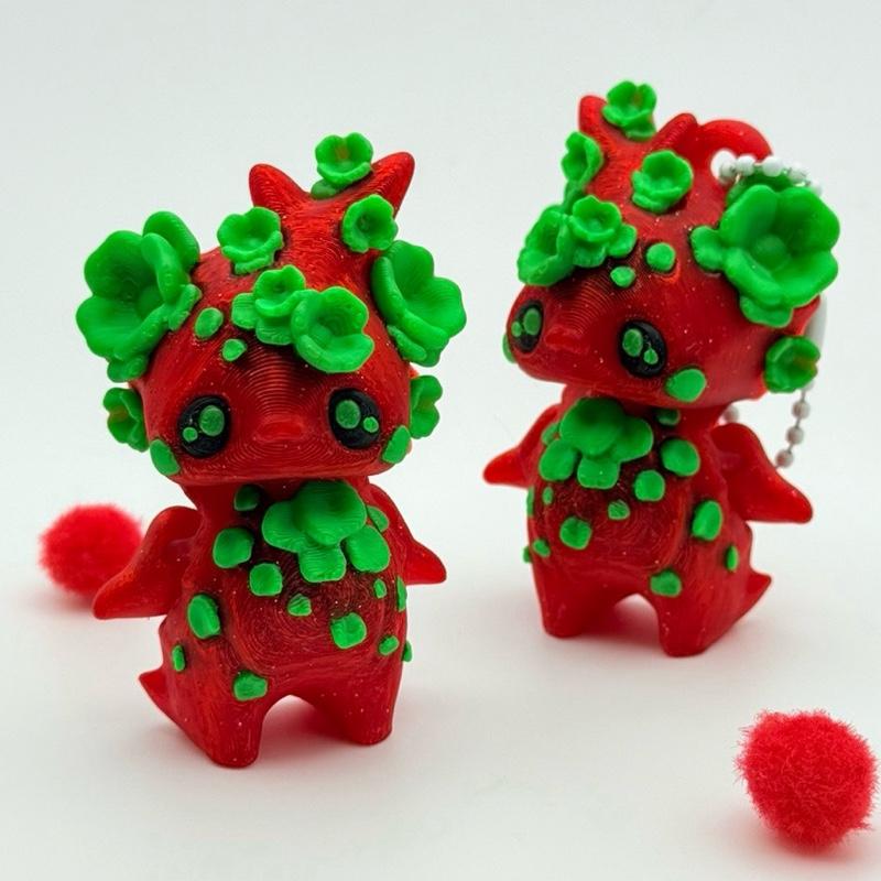 Cherry Blossom Pixie | 3D Printed | Articulated Collectible for Desk Decoration Nature Ornaments